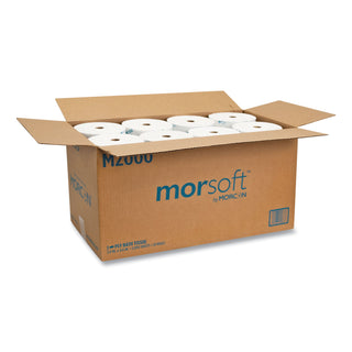Small Core Bath Tissue, Septic Safe, 1-Ply, White, 2,000 Sheets/Roll, 24 Rolls/Carton