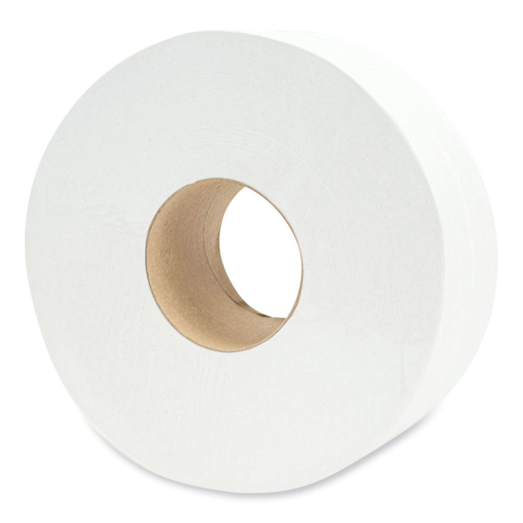 Jumbo Bath Tissue, Septic Safe, 2-Ply, White, 3.3" x 1,000 ft, 12/Carton