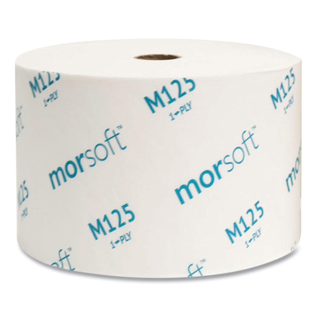 Small Core Bath Tissue, Septic Safe, 1-Ply, White, 2,500 Sheets/Roll, 24 Rolls/Carton