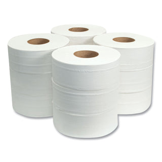 Jumbo Bath Tissue, Septic Safe, 2-Ply, White, 3.3" x 1,000 ft, 12/Carton