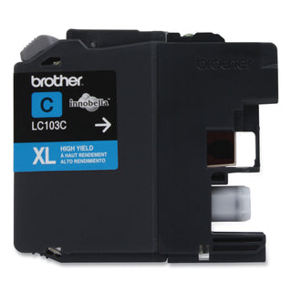 LC103C Innobella High-Yield Ink, 600 Page-Yield, Cyan