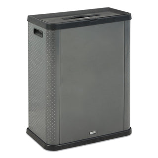elevate-decorative-refuse-container-mixed-recycling-23-gal-plastic-metal-pearl-dark-gray_rcp2136962 - 1