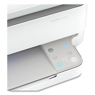 HP Envy 6455e Wireless Inkjet Multifunction Printer - Color - White - Copier/Mobile Fax/Printer/Scanner - 1200 x 1200 dpi Print - Automatic Duplex Print - Up to 1000 Pages Monthly - 100 sheets Input - Color Flatbed Scanner - 1200 dpi Optical Scan - C - 4
