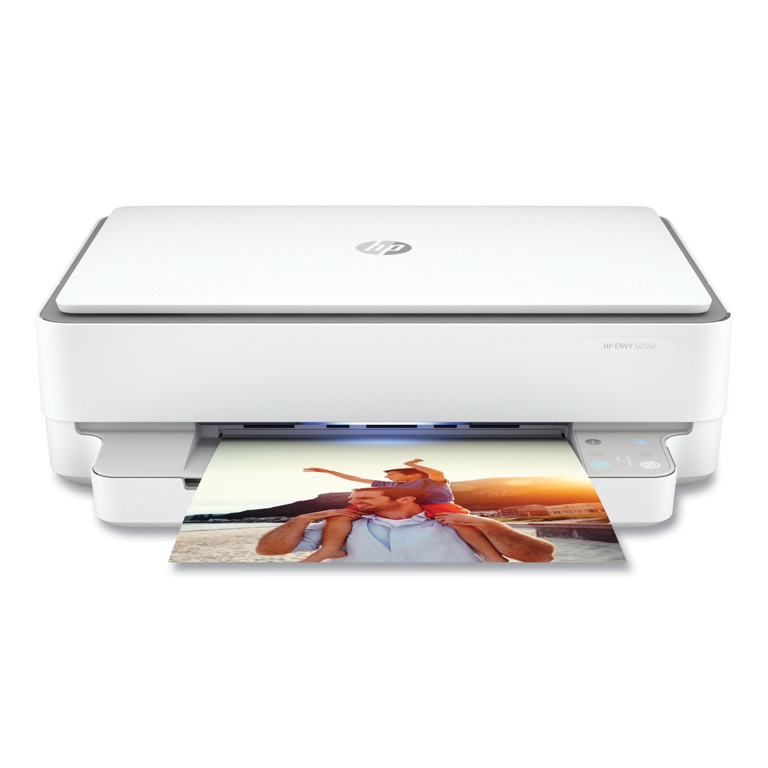 HP Envy 6055E Wireless Inkjet Multifunction Printer - Color - White - Copier/Printer/Scanner - 4800 x 1200 dpi Print - Automatic Duplex Print - Up to 1000 Pages Monthly - 100 sheets Input - Color Flatbed Scanner - 1200 dpi Optical Scan - Wireless LAN - 1