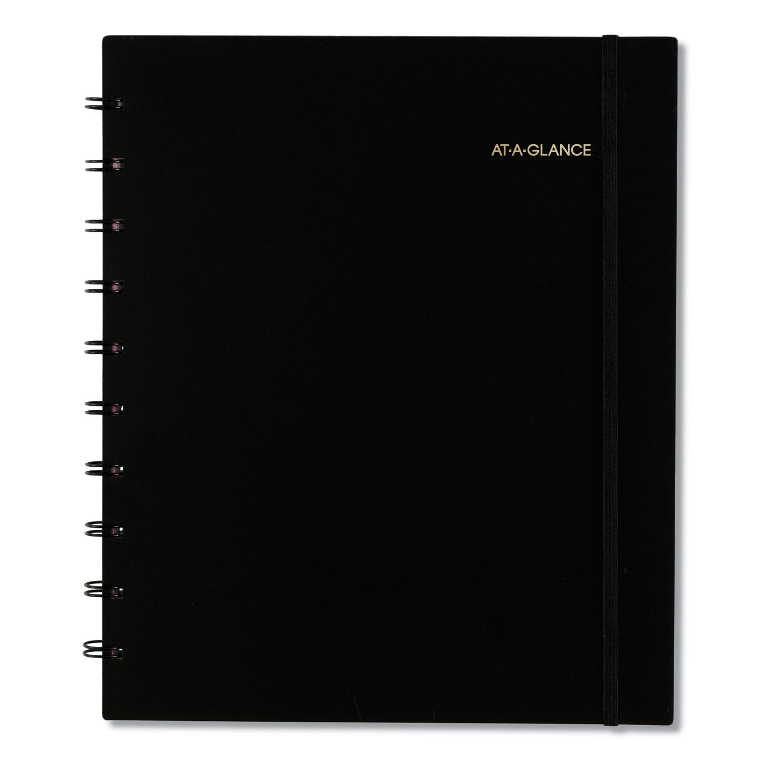 Move-A-Page Academic Weekly/Monthly Planners, 11 x 9, Black Cover, 12-Month (July to June): 2023 to 2024