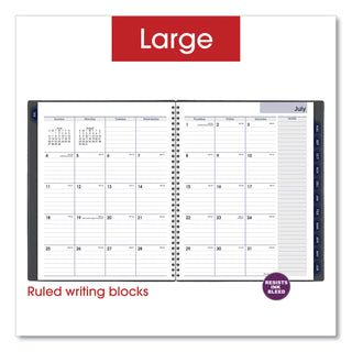 DayMinder Academic Weekly/Monthly Desktop Planner, 11 x 8.5, Charcoal Cover, 12-Month (July to June): 2023 to 2024 - 5