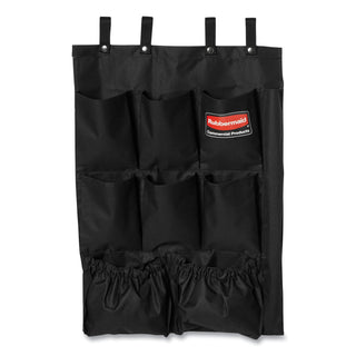 fabric-9-pocket-cart-organizer-1975-x-15-x-28-black_rcp9t9000bla - 2