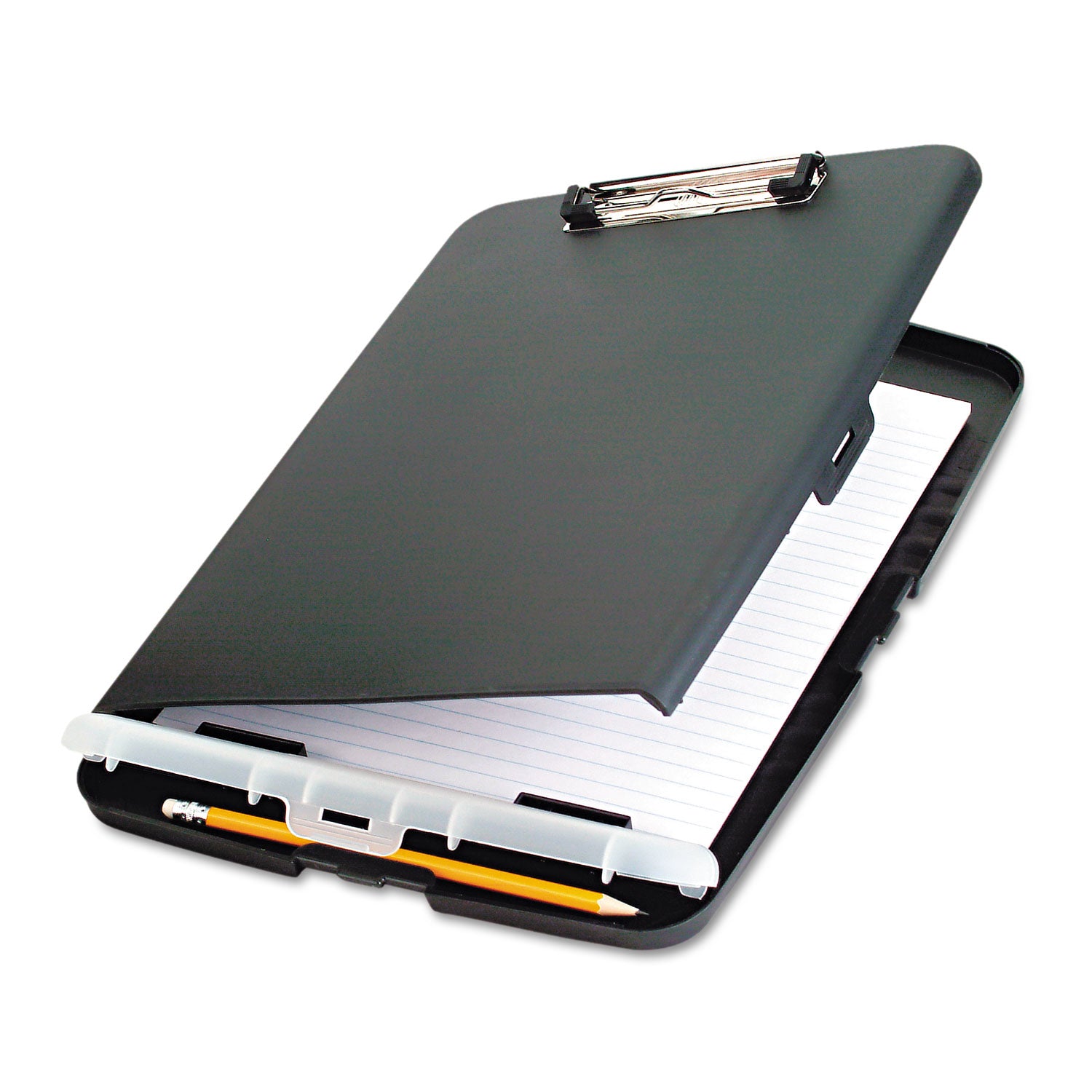 low-profile-storage-clipboard-05-clip-capacity-holds-85-x-11-sheets-charcoal_oic83308 - 1
