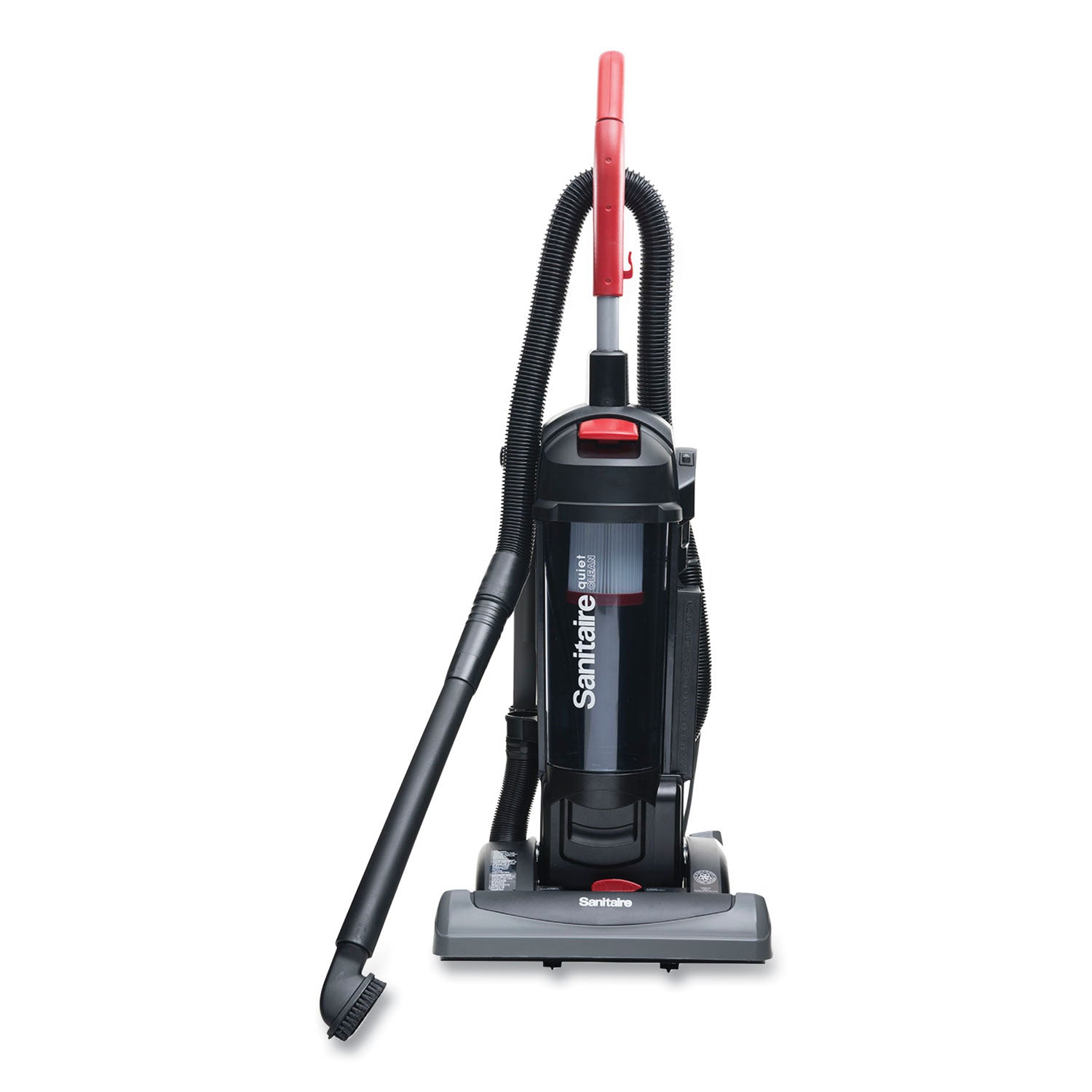 FORCE QuietClean Upright Vacuum SC5845B, 15" Cleaning Path, Black