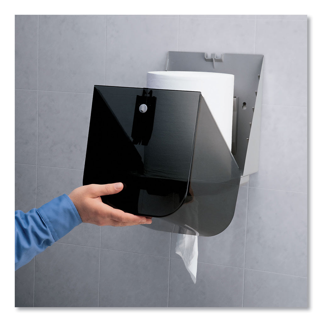 In-Sight Sr. Center Pull Dispenser, 10.65 x 10 x 12.5, Smoke