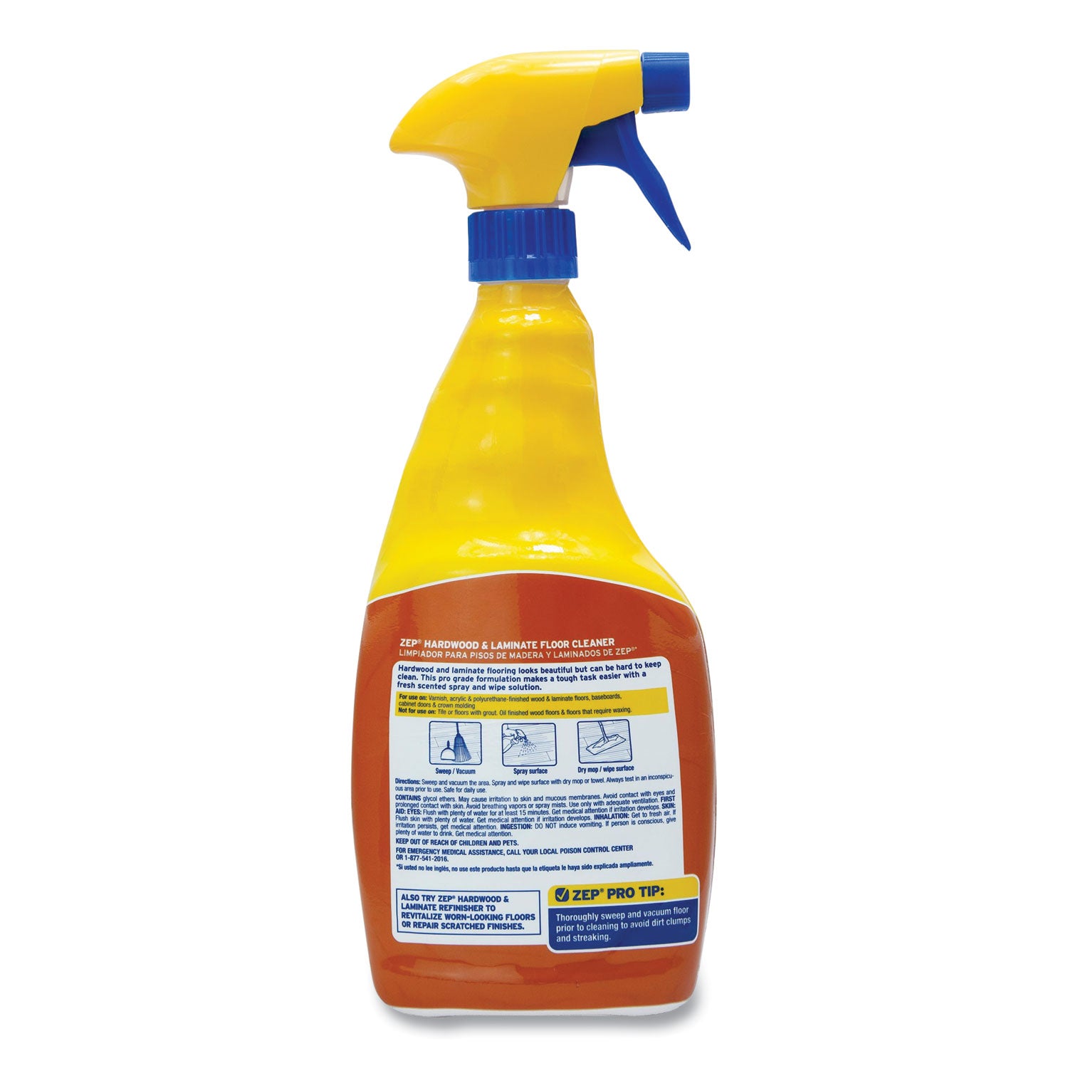 Hardwood and Laminate Cleaner, 32 oz Spray Bottle - 2