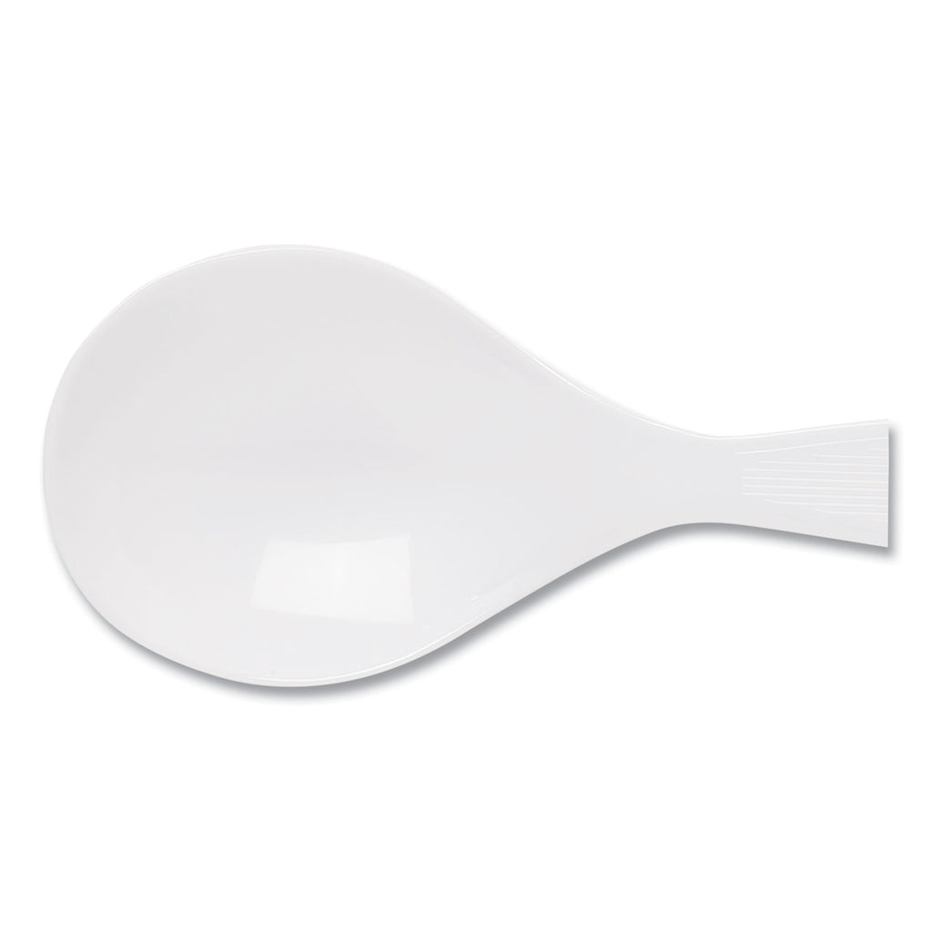 Plastic Cutlery, Heavyweight Soup Spoons, White, 1,000/Carton