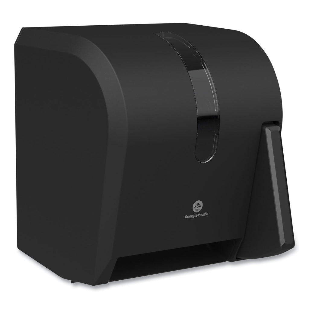 hygienic-push-paddle-roll-towel-dispenser-13-x-10-x-144-black_gpc54338a - 2