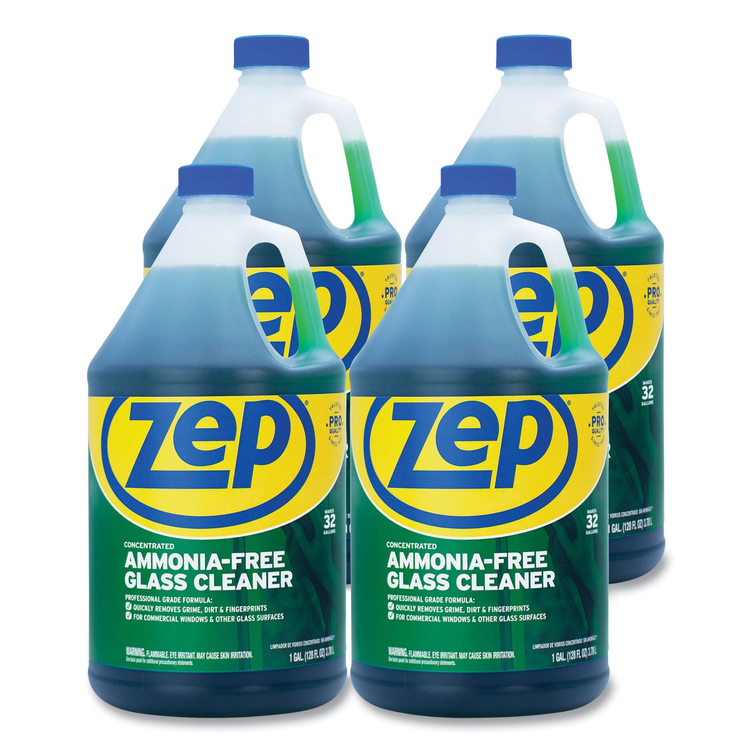 ammonia-free-glass-cleaner-pleasant-scent-1-gal-bottle-4-carton_zpezu1052128ct - 3