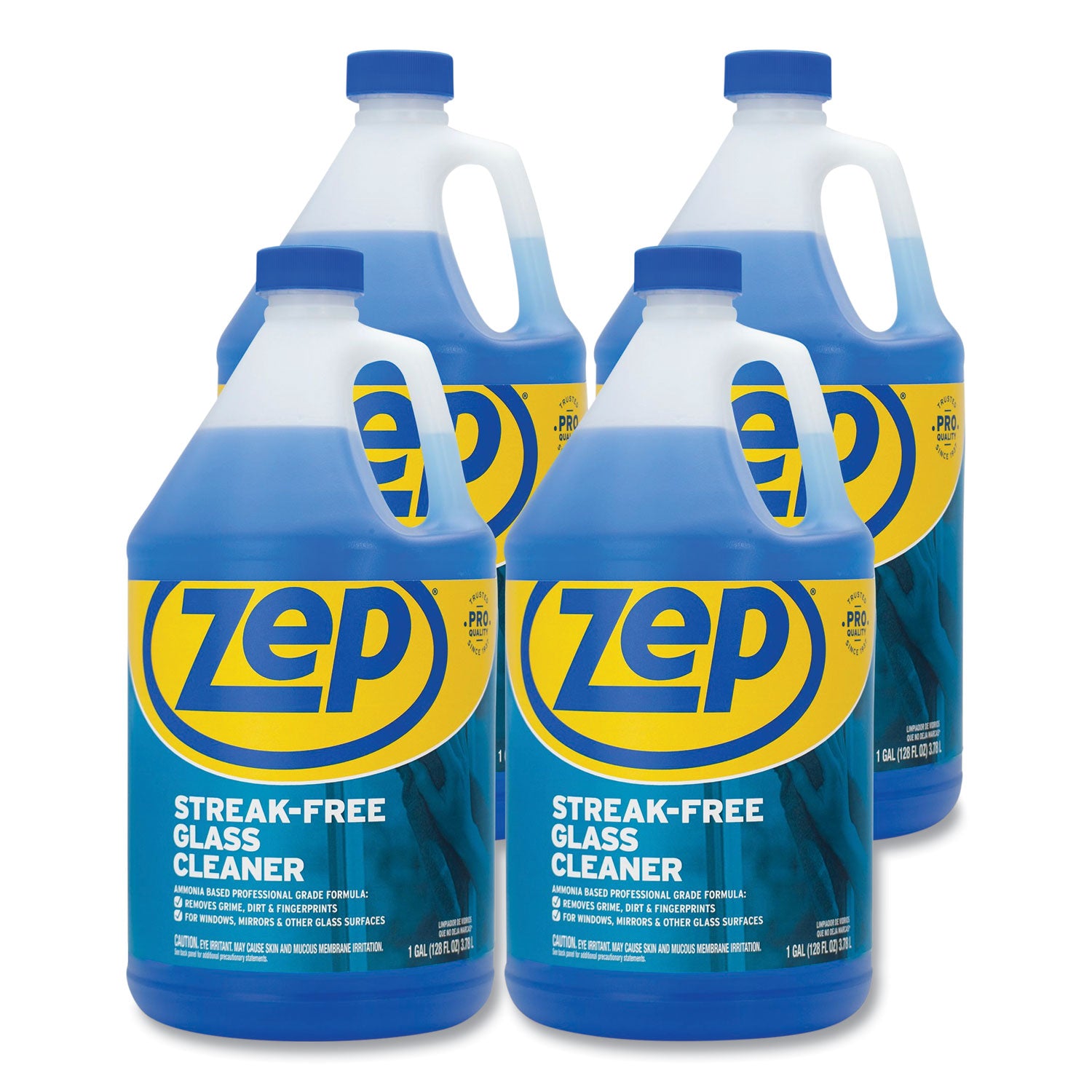 streak-free-glass-cleaner-pleasant-scent-1-gal-bottle-4-carton_zpezu1120128ct - 4