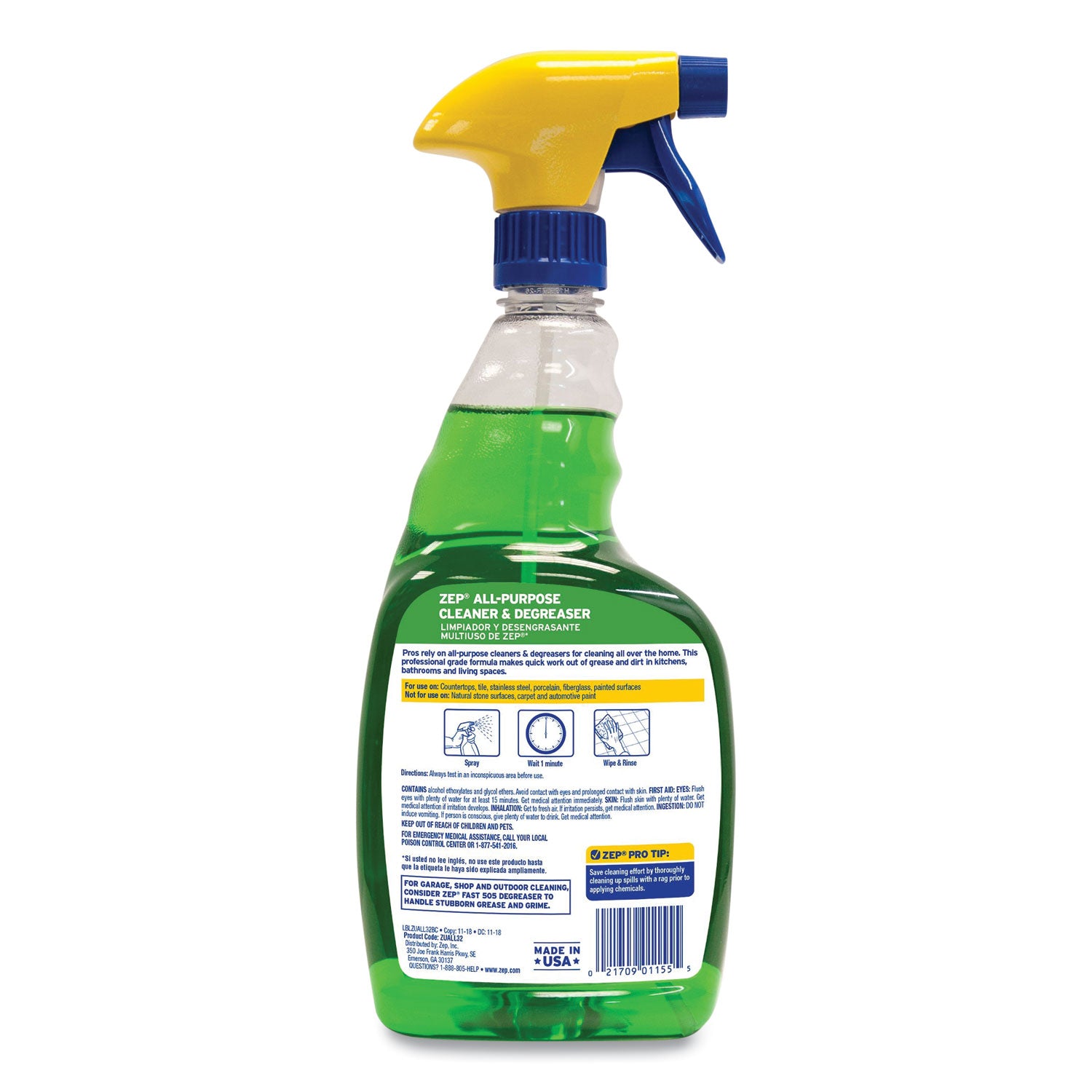 All-Purpose Cleaner and Degreaser, 32 oz Spray Bottle