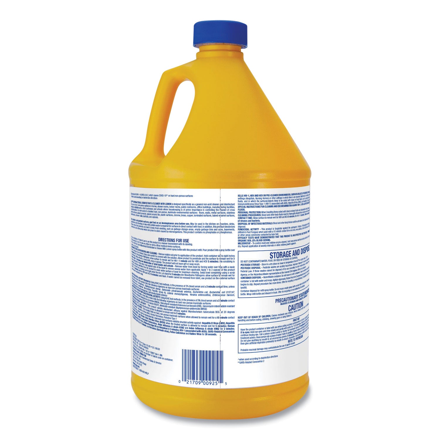 antibacterial-disinfectant-lemon-scent-1-gal-4-carton_zpezubac128ct - 2