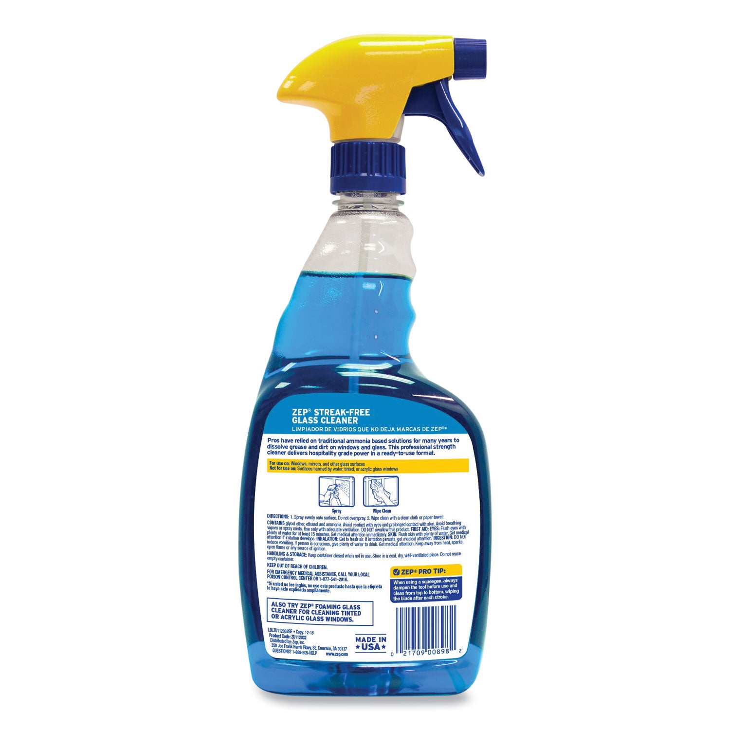 streak-free-glass-cleaner-pleasant-scent-32-oz-spray-bottle-12-carton_zpezu112032ct - 2