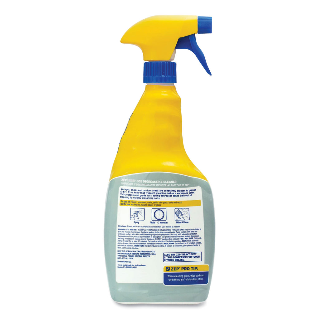 Fast 505 Cleaner and Degreaser, 32 oz Spray Bottle, 12/Carton