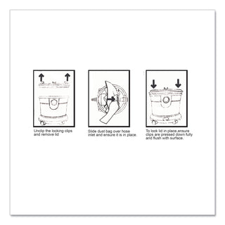 Disposable Vacuum Bags, HEPA CC1, 10/Pack