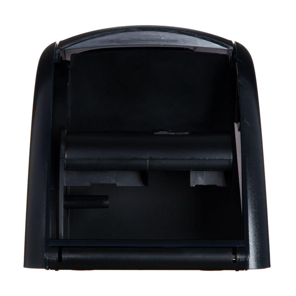 Duett Standard Bath Tissue Dispenser, Oceans, 7.5 x 7 x 12.75, Transparent Black Pearl