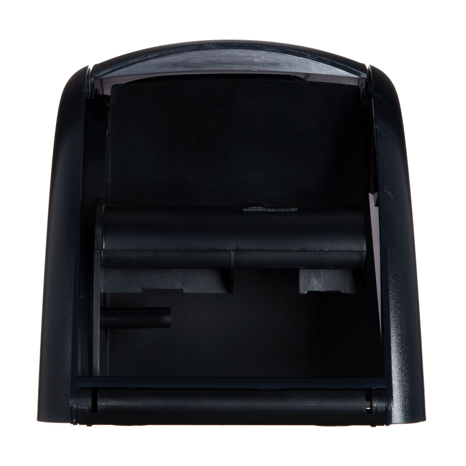 Duett Standard Bath Tissue Dispenser, Oceans, 7.5 x 7 x 12.75, Transparent Black Pearl
