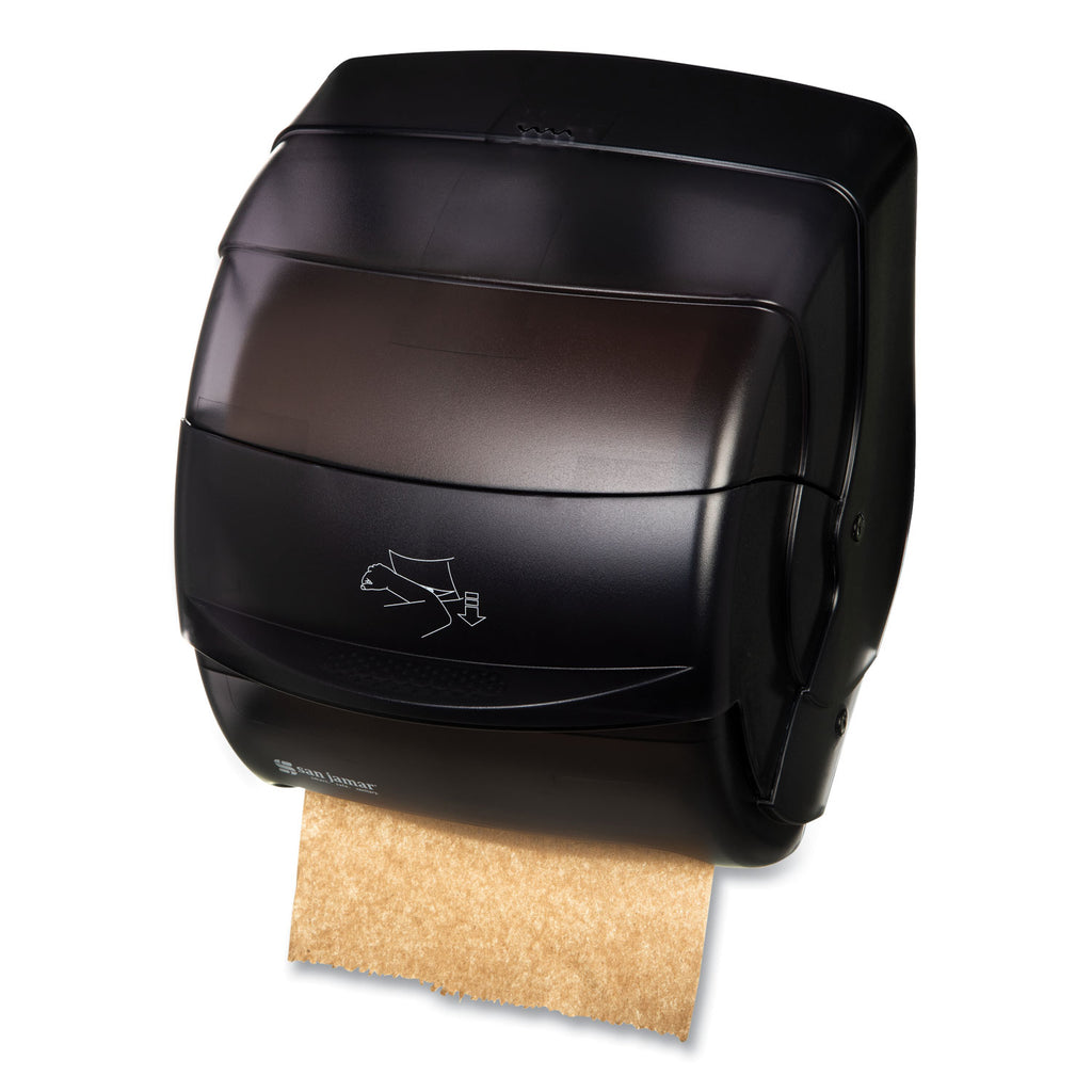 Integra Lever Roll Towel Dispenser, 11.5 x 11.25 x 13.5, Black Pearl