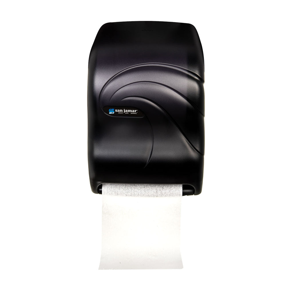 Electronic Touchless Roll Towel Dispenser, 11.75 x 9 x 15.5, Black Pearl - 