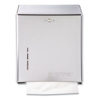 C-Fold/Multifold Towel Dispenser, 11.38 x 4 x 14.75, Chrome - 