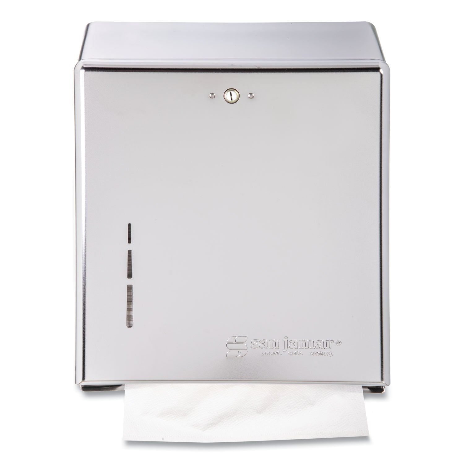 C-Fold/Multifold Towel Dispenser, 11.38 x 4 x 14.75, Chrome - 
