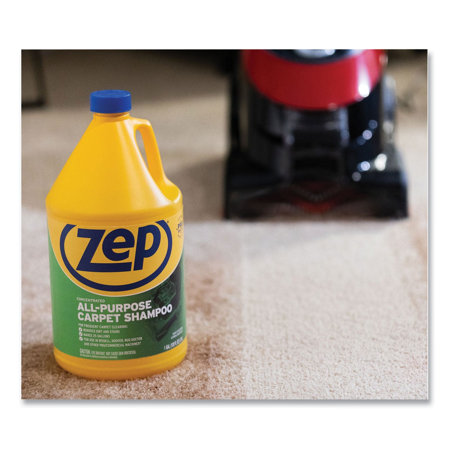 Concentrated All-Purpose Carpet Shampoo, Unscented, 1 gal Bottle