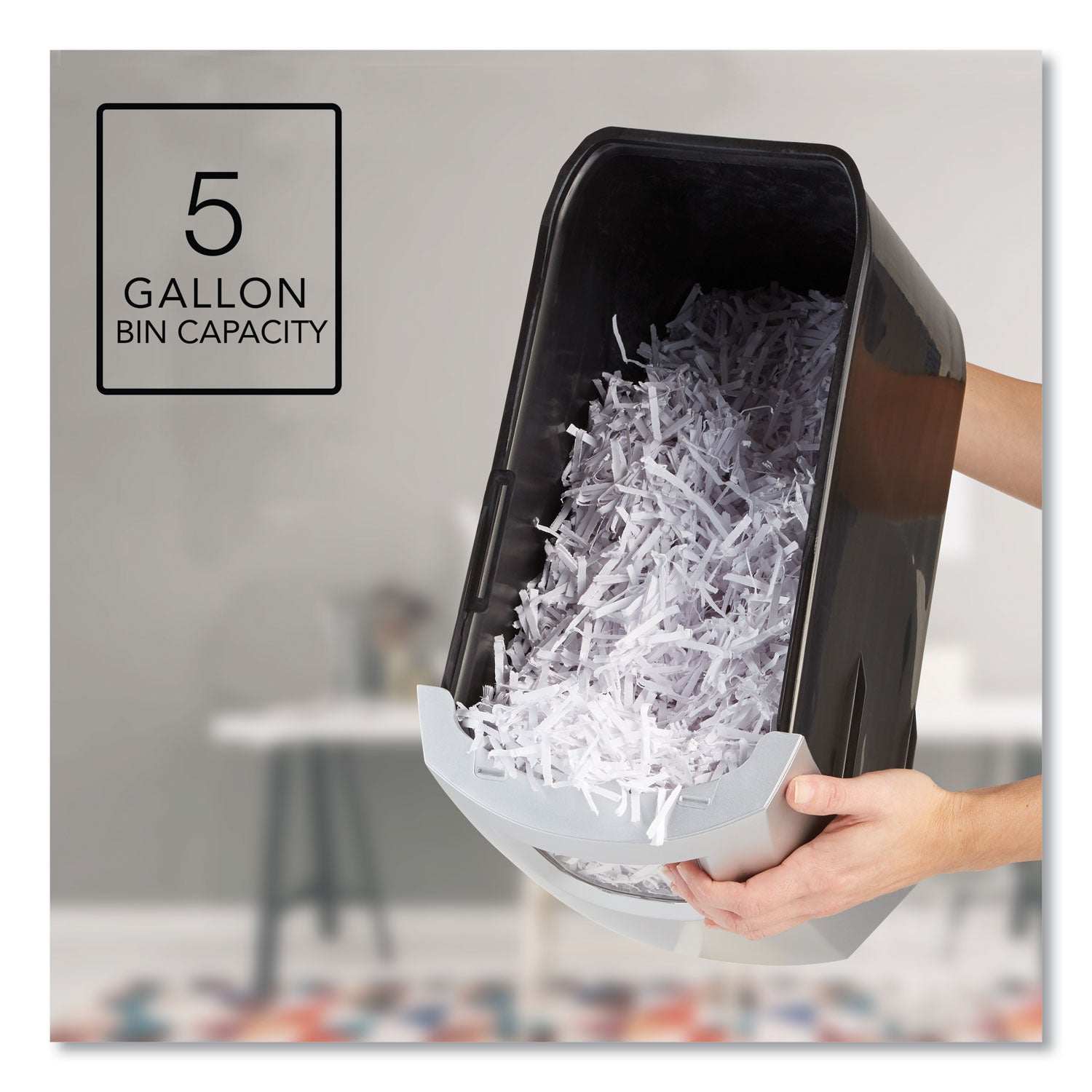 EX12-05 Super Cross-Cut Shredder, 12 Manual Sheet Capacity - 
