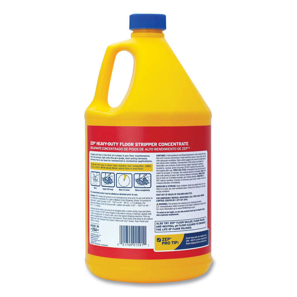 Floor Stripper, Unscented, 1 gal, 4/Carton
