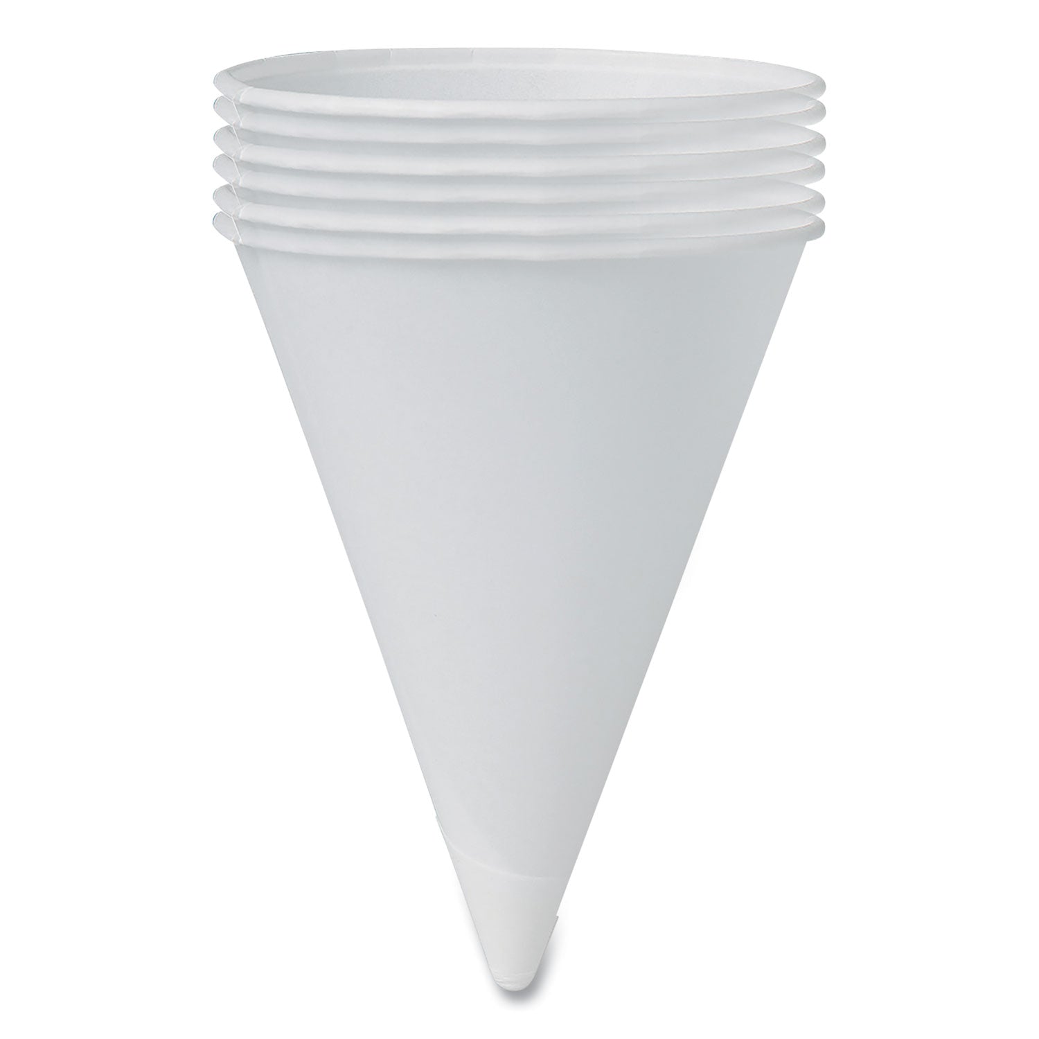 Solo Eco-Forward 4 oz Treated Paper Cone Water Cups - Cone - 200 / Pack - White - Paper - Cold Drink