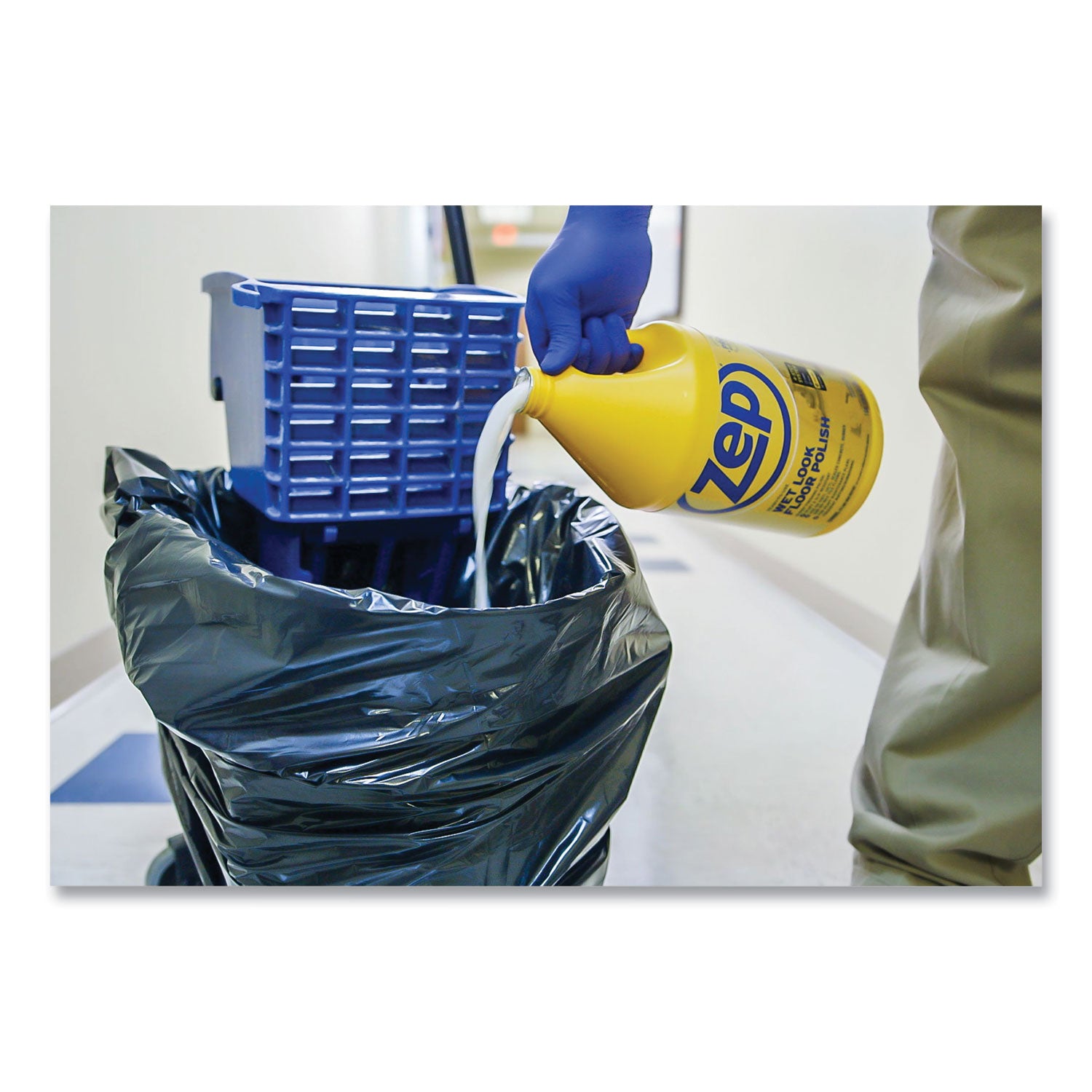 Wet Look Floor Polish, 1 gal Bottle
