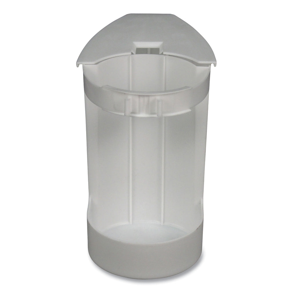 Super Toilet Bowl Caddy w/Brush, 4w x 8d, 6" Long, Plastic