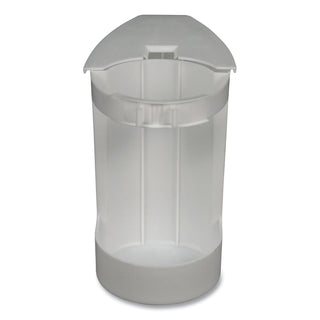 Super Toilet Bowl Caddy w/Brush, 4w x 8d, 6" Long, Plastic