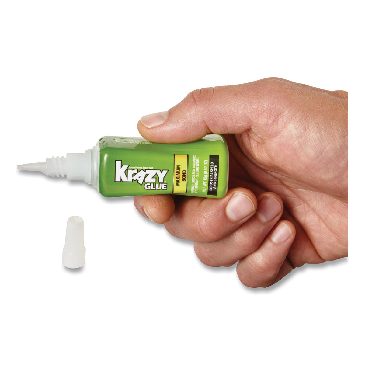 Maximum Bond Krazy Glue, 0.52 oz, Dries Clear