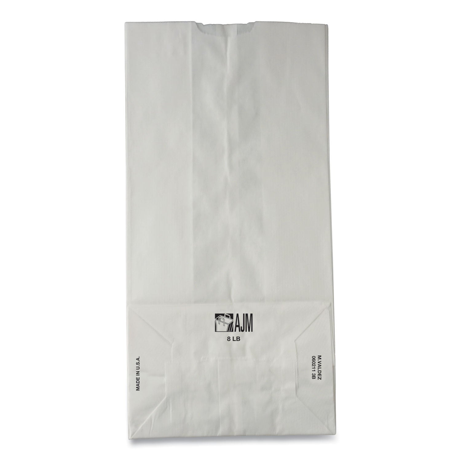 grocery-paper-bags-35-lb-capacity-#8-613-x-417-x-1244-white-500-bags_baggw8500 - 5