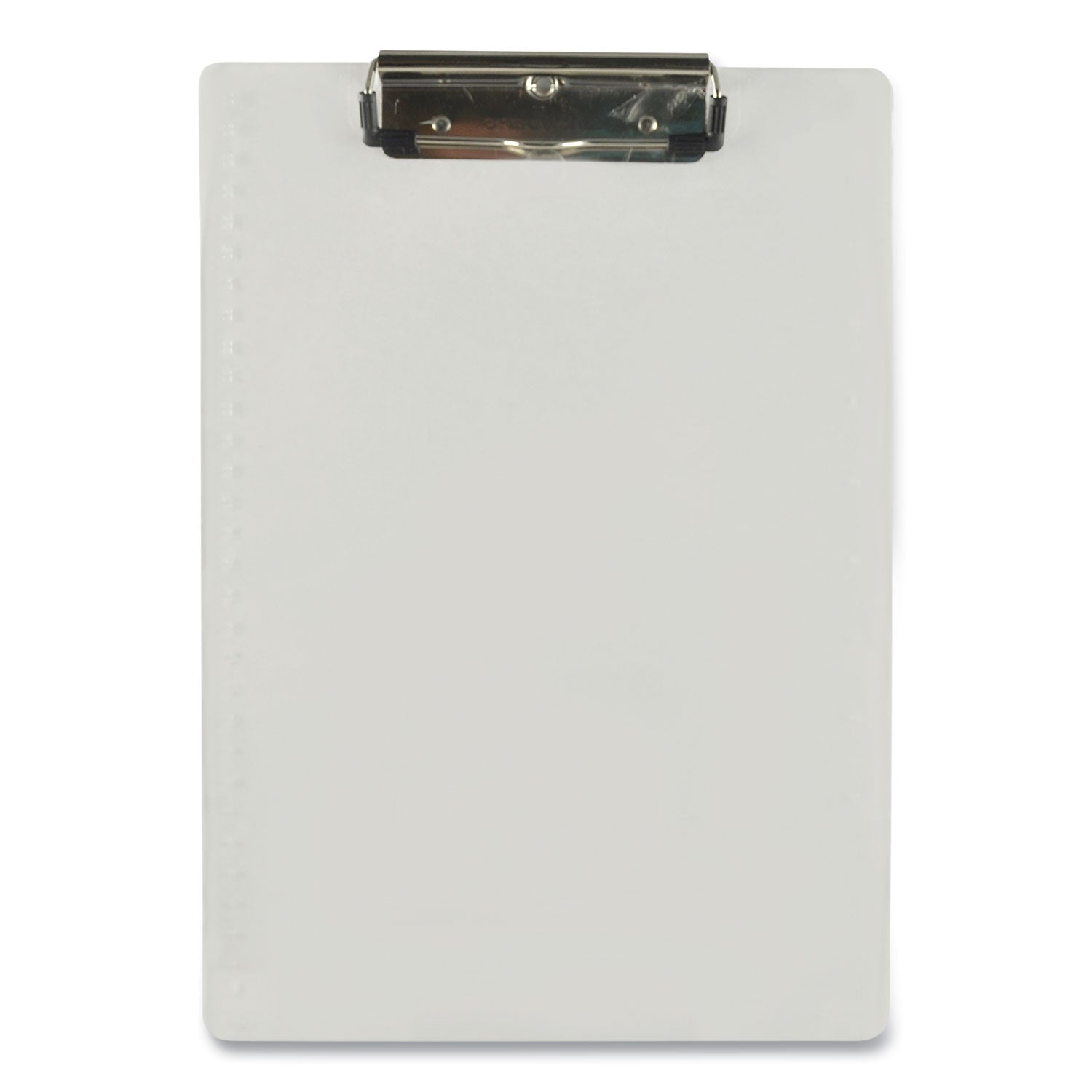 Acrylic Clipboard, 0.5" Clip Capacity, Holds 8.5 x 11 Sheets, Clear - 