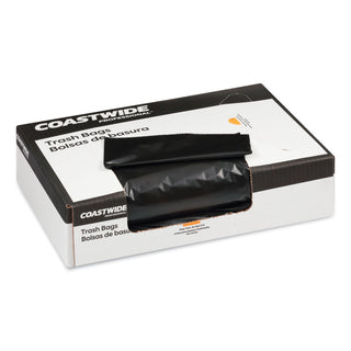 high-density-can-liners-12-to-16-gal-787-mic-24-x-33-black-50-bags-roll-20-rolls-carton_cwz888979 - 2