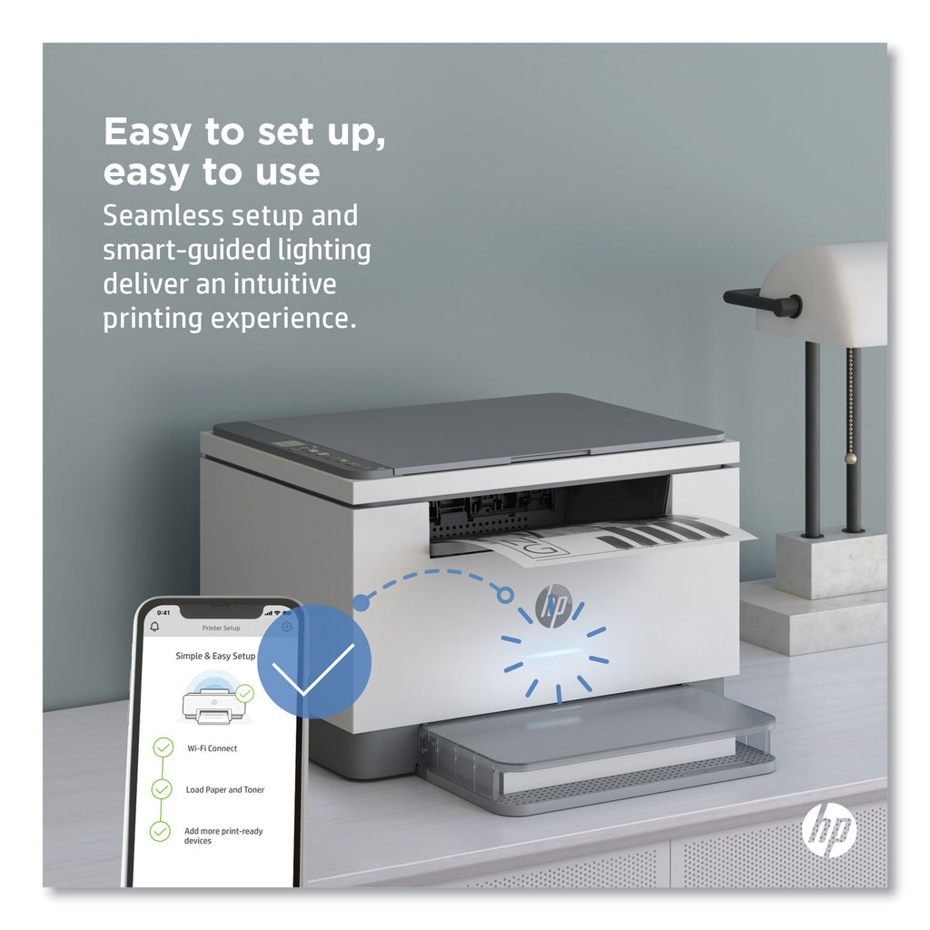 HP LaserJet M234dw Wireless Laser Multifunction Printer - Monochrome - Copier/Printer/Scanner - 30 ppm Mono Print - 600 x 600 dpi Print - Automatic Duplex Print - Up to 20000 Pages Monthly - 150 sheets Input - Color Flatbed/CIS Scanner - 600 dpi Opti