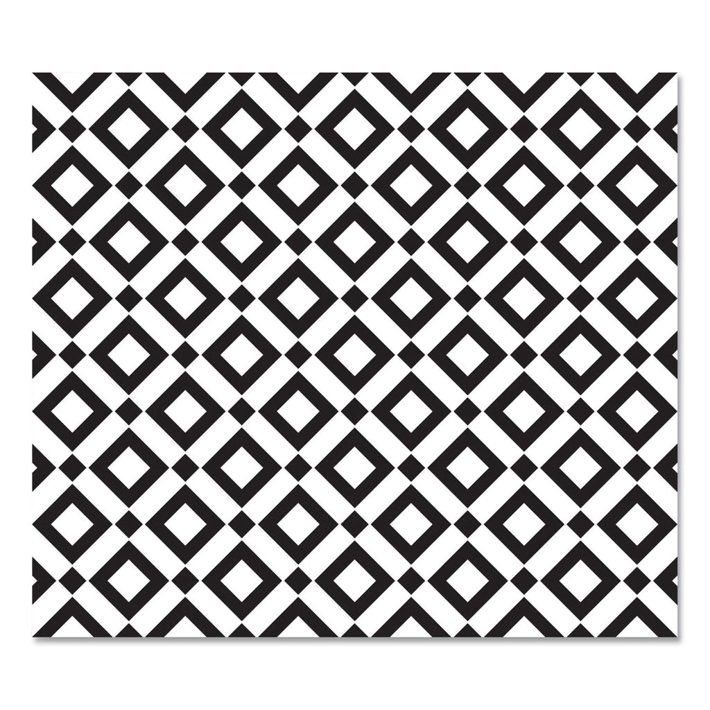 FashionMat Chair Mat, Rectangular, 35 x 40, Diamonds