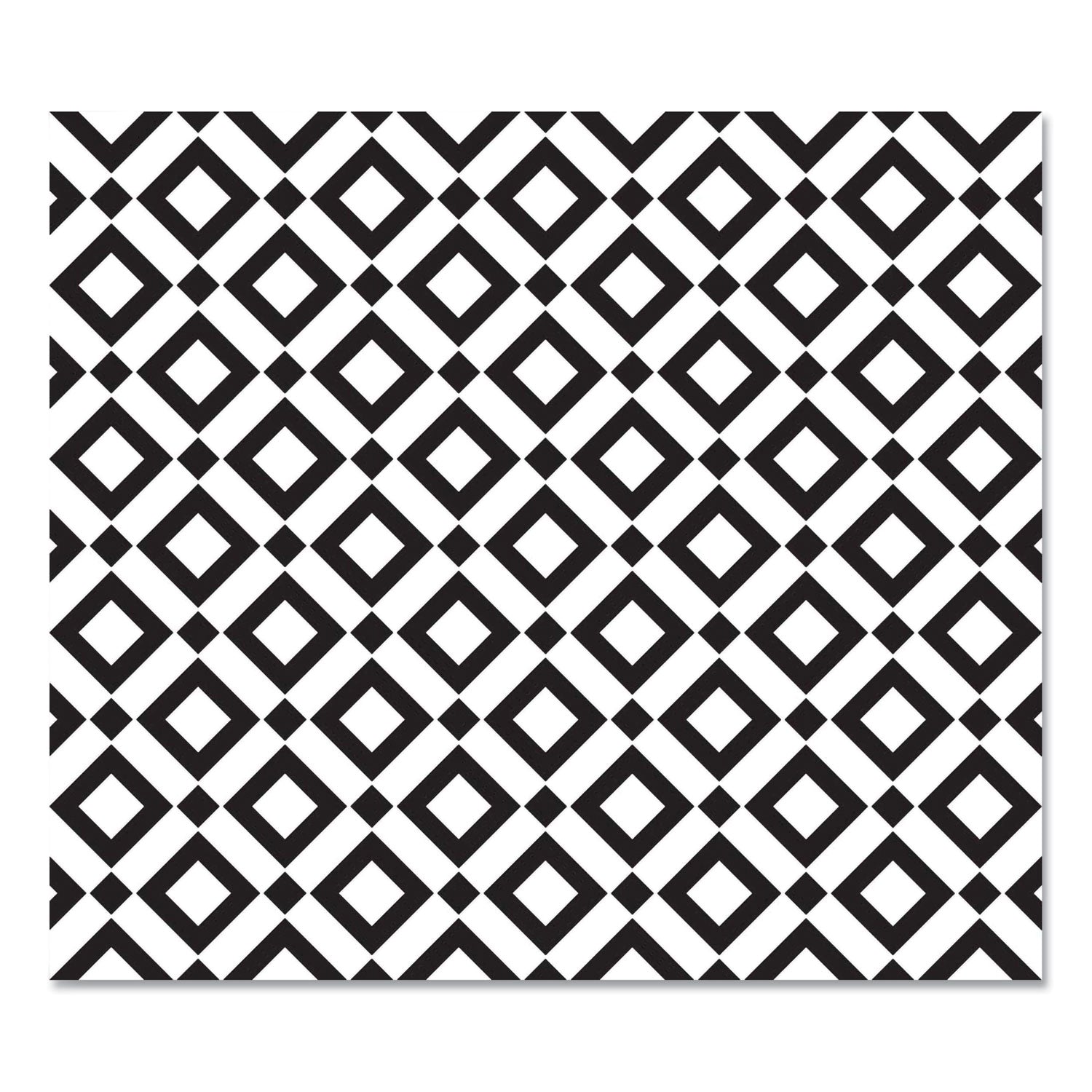 FashionMat Chair Mat, Rectangular, 35 x 40, Diamonds