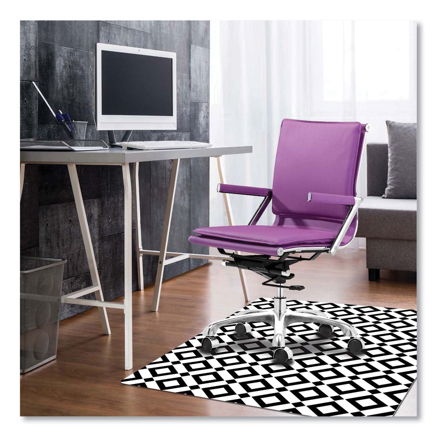 fashionmat-chair-mat-rectangular-35-x-40-diamonds_defcm3540bd - 4