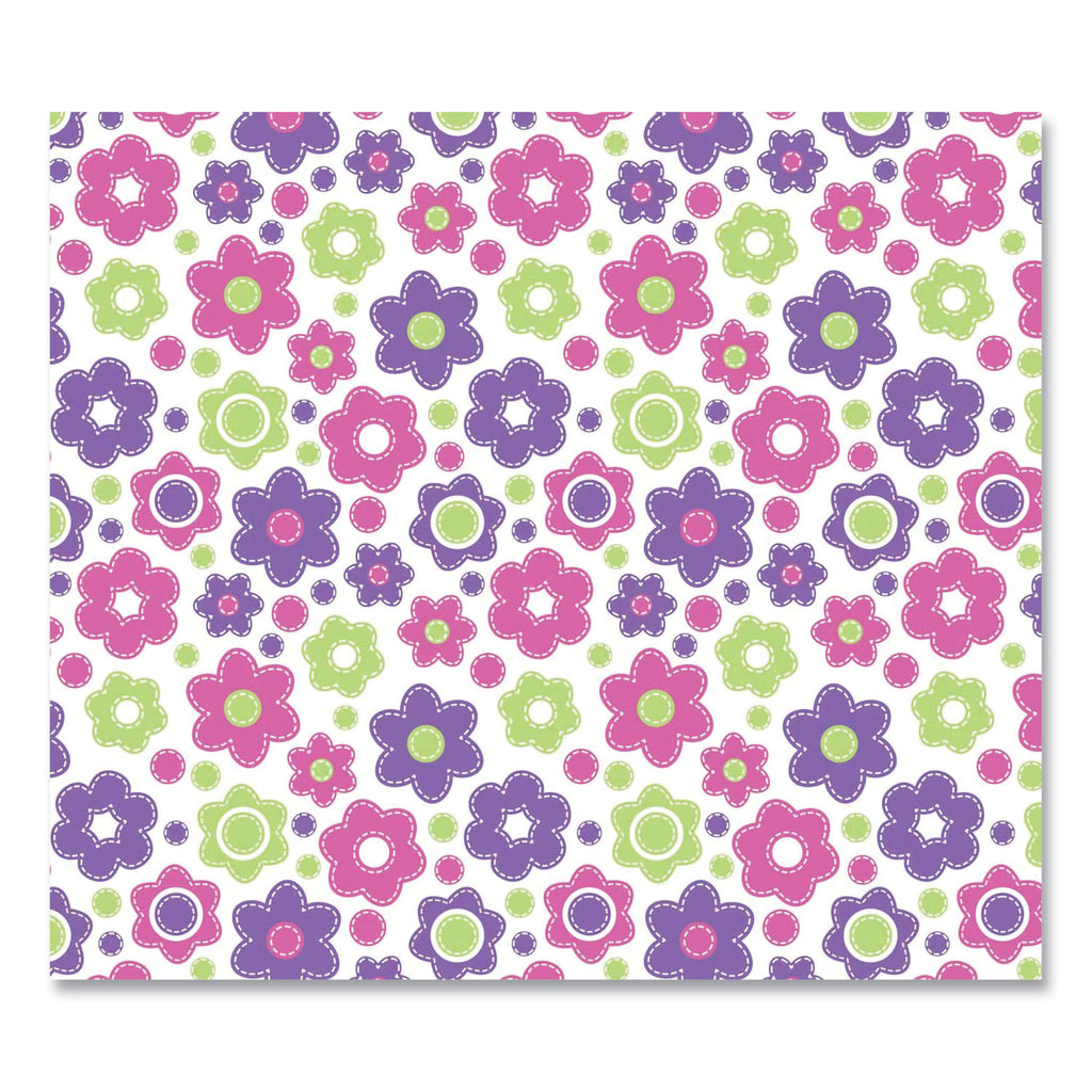 FashionMat Chair Mat, Rectangular, 35 x 40, Daisies