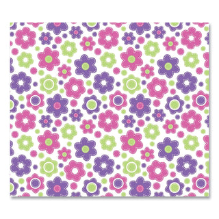 FashionMat Chair Mat, Rectangular, 35 x 40, Daisies