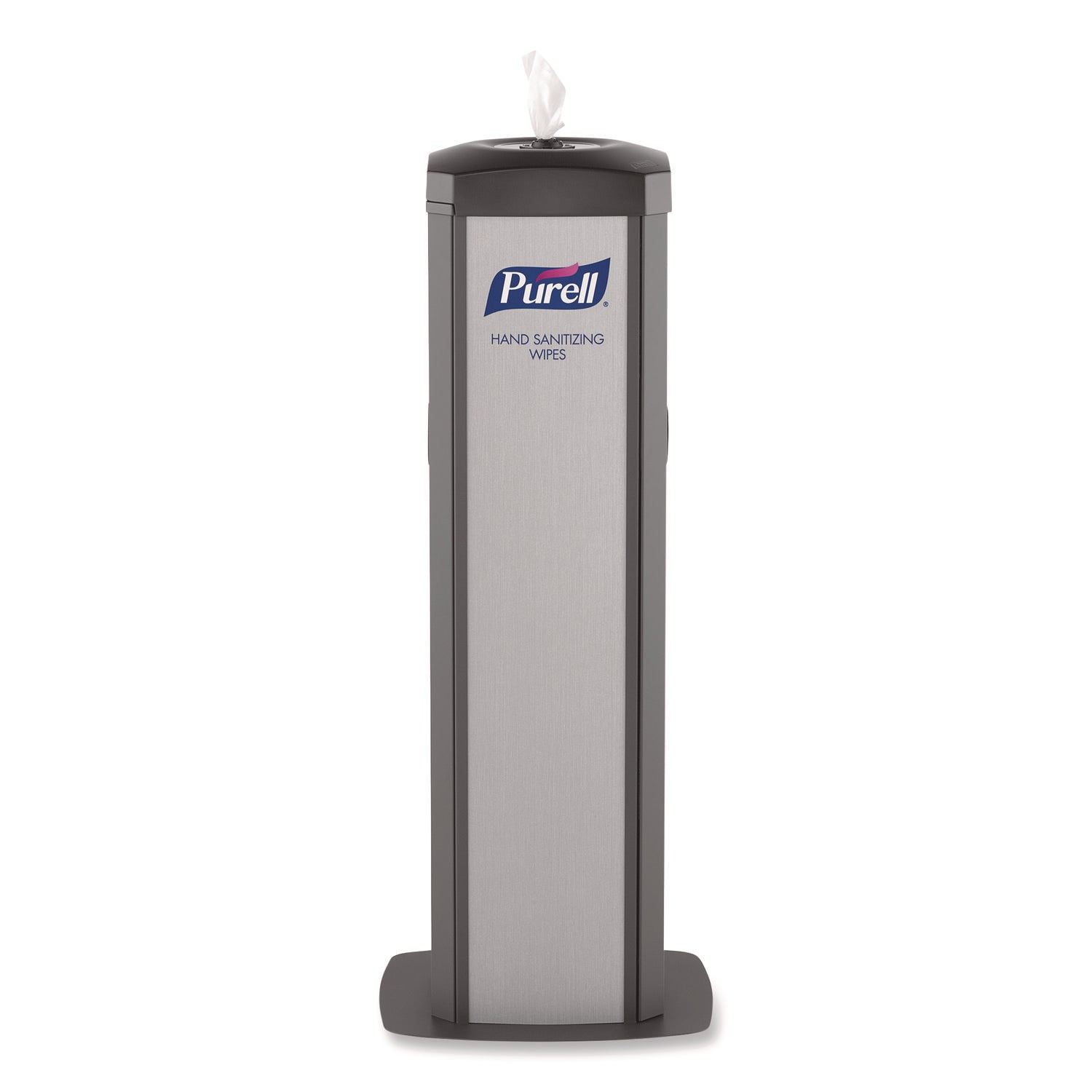 PURELL DS360 Hand Sanitizing Wipes Station - Steel - Black - Durable - 1 / Carton