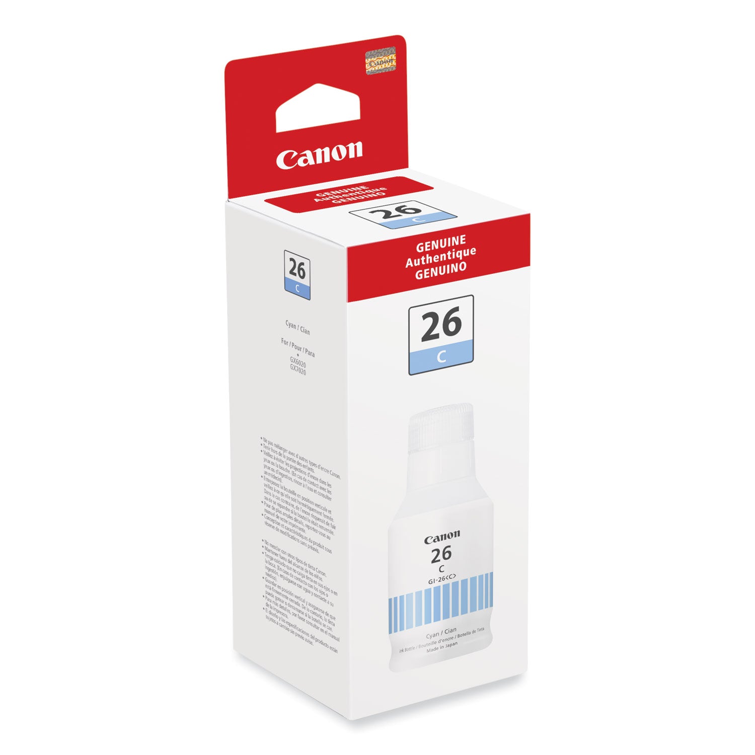 4421C001 (GI-26) Ink, 14,000 Page-Yield, Cyan