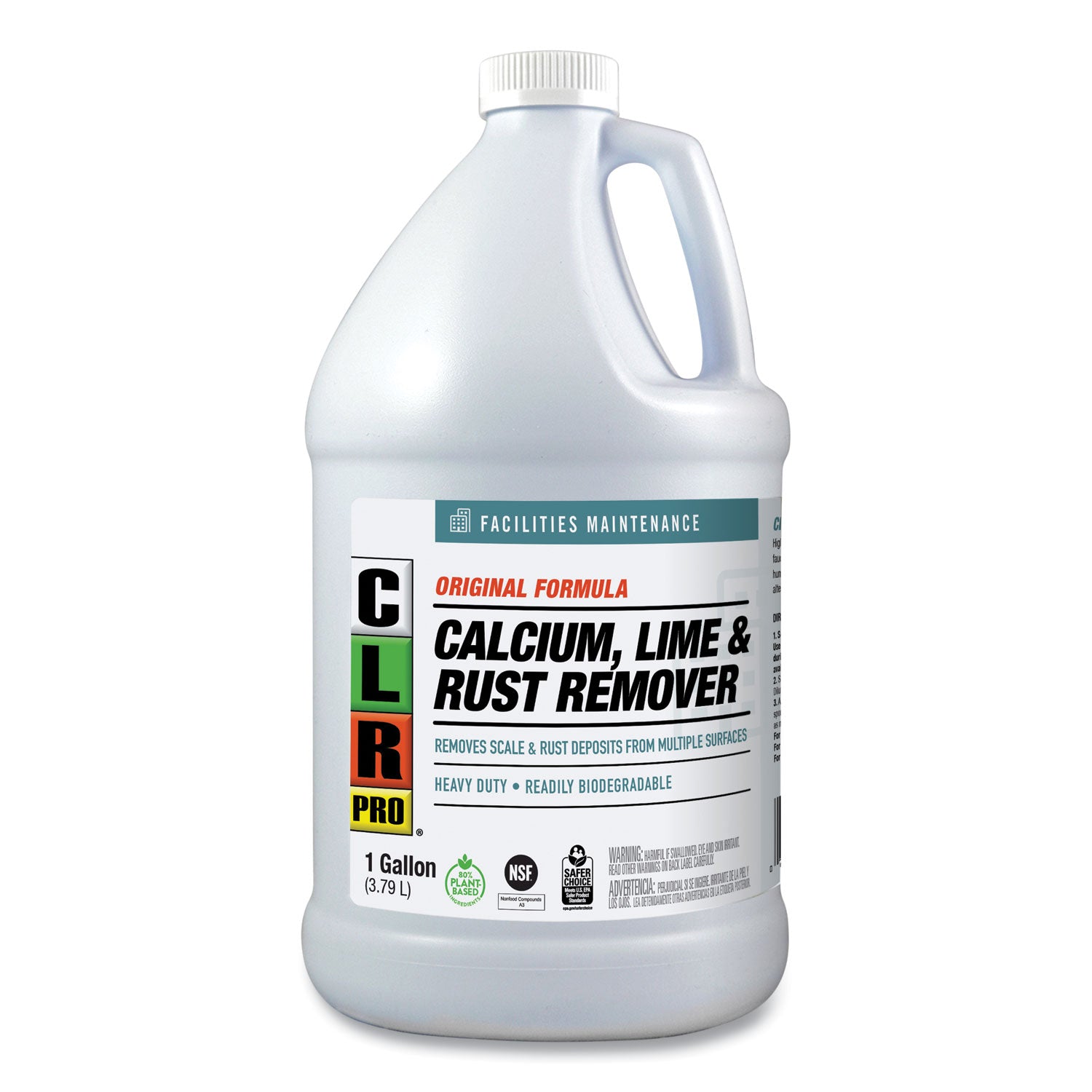 Calcium, Lime and Rust Remover, 1 gal Bottle, 4/Carton - 
